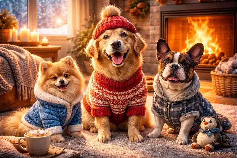 Should Dogs Wear Clothes Indoors During Winter